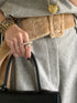 fur tail belt
